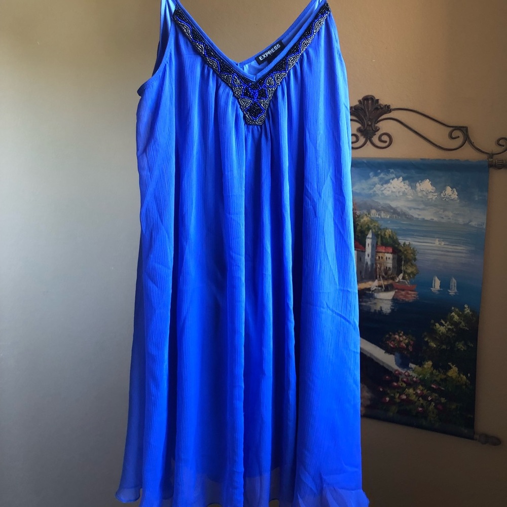 Blue dress
